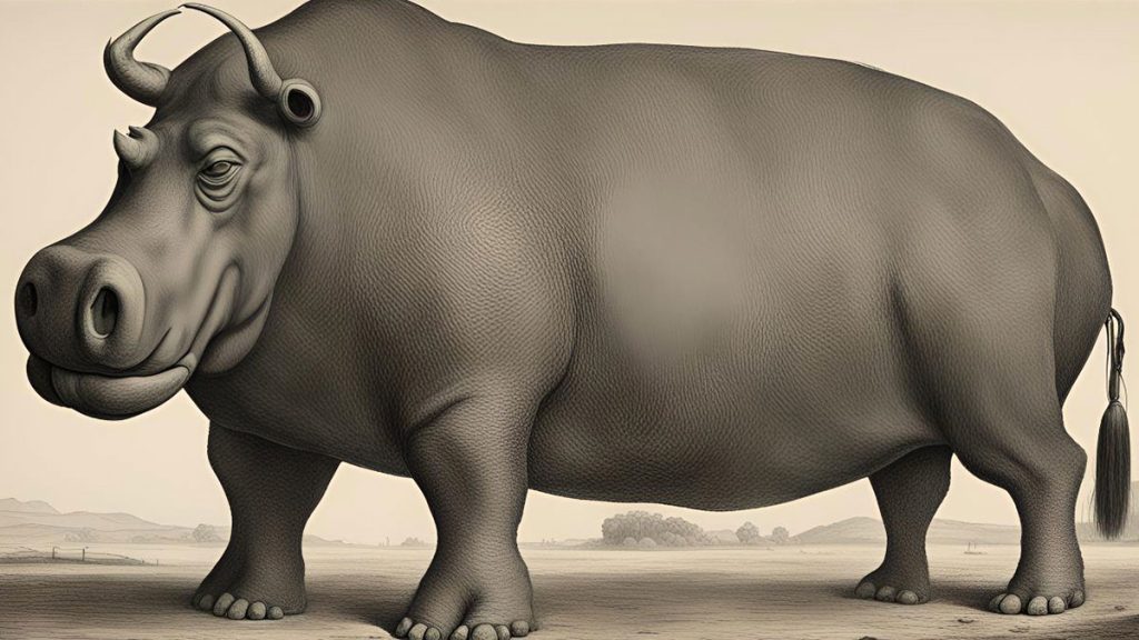 Behemoth like giant hippo
